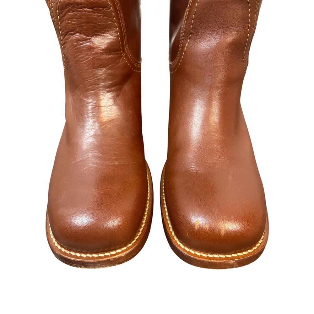 Steve Madden Riggs Knee High Tall Boots Western Country Preppy Fall Winter 8 - Picture 3 of 14
